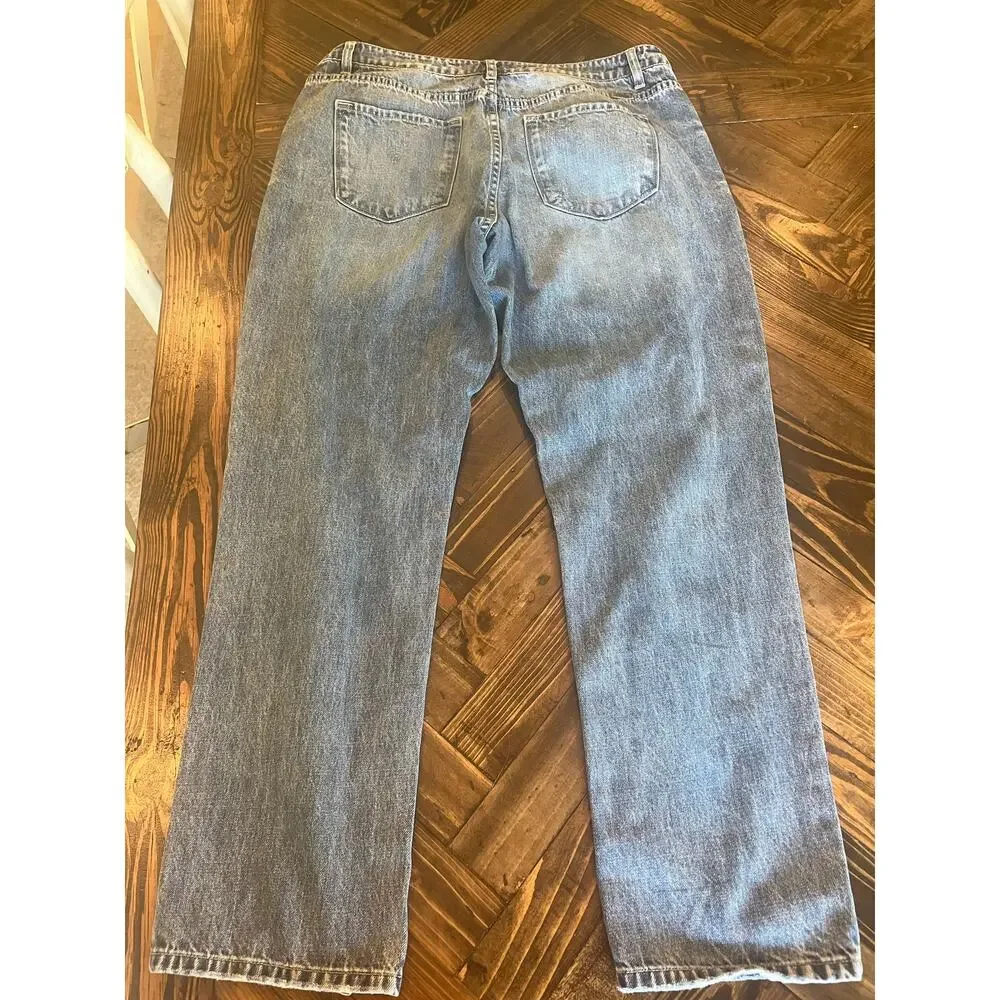 KanCan Boyfriend Skinny Jeans Women 15/31 Distressed Casual Streetwear Fringe
